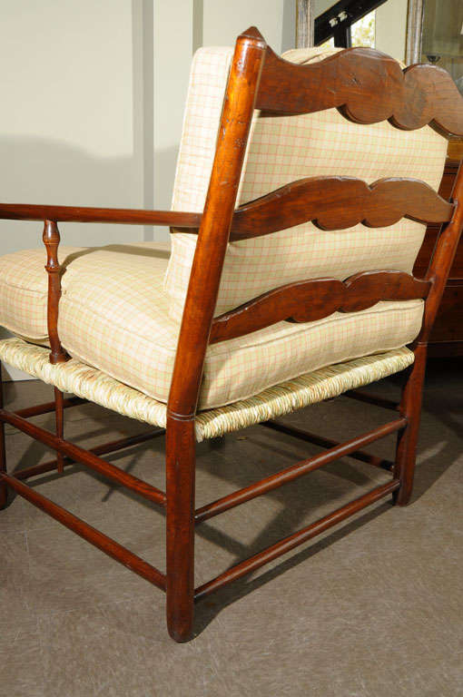 Provencal Chair And Ottoman For Sale 3