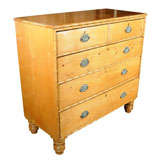 Stately Faux Bamboo Chest of Drawers