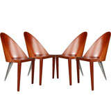 Set of Four  Bentwood Side  Chairs by Philippe Starck