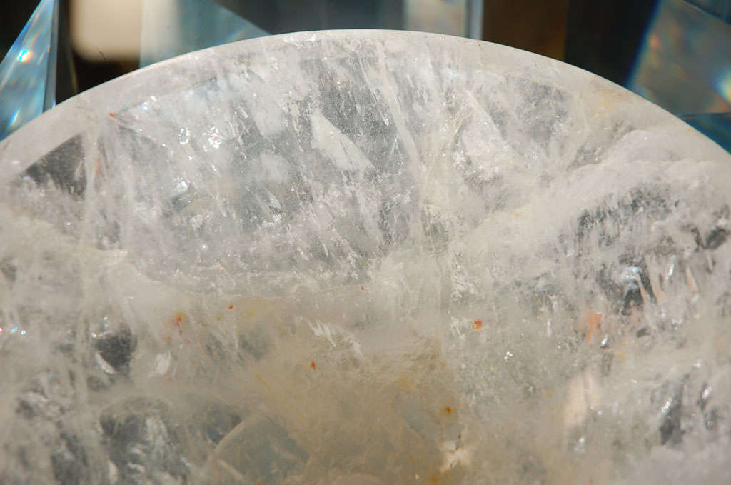 20th Century Rock Crystal Custom Made Sink