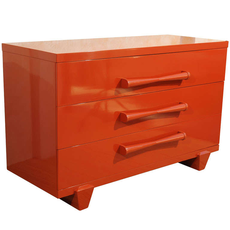 Modernist Lacquered Chest