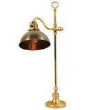 Gilt Metal Adjustable Lamp