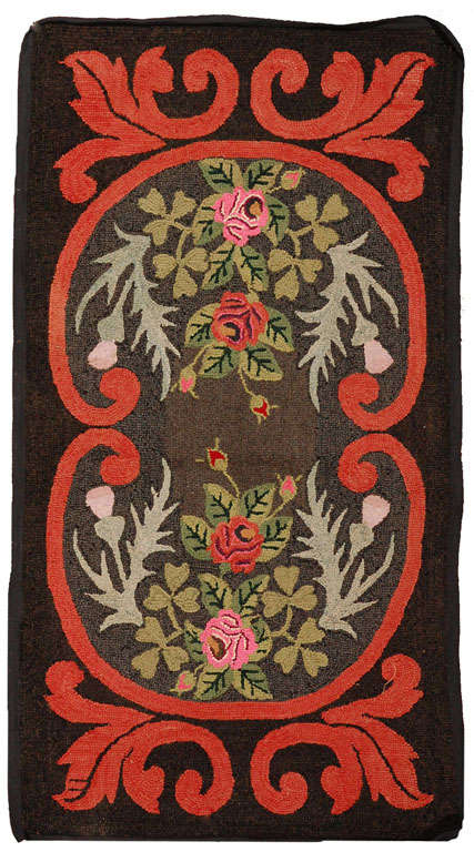 Vintage American Hook Rug