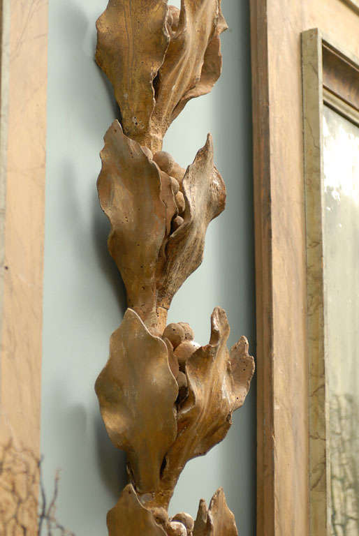 Fragment de vigne italienne en bois sculpté du 18ème siècle en vente 1