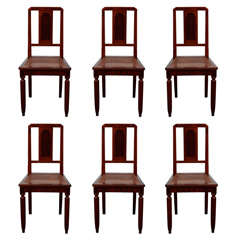 Antique Set of Six Side Chairs