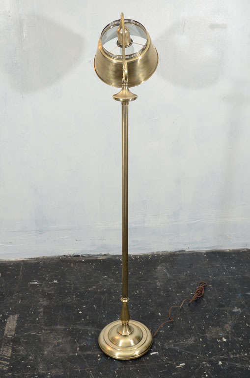 Brass Bridge Floor Lamp For Sale 2