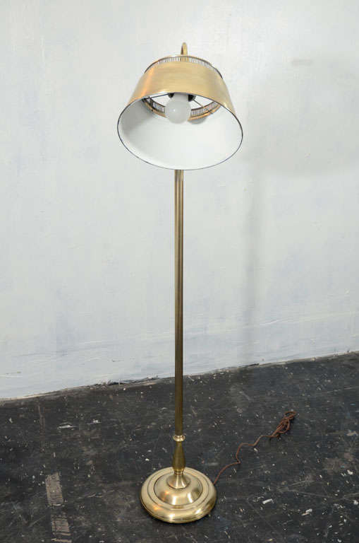 Brass Bridge Floor Lamp For Sale 3