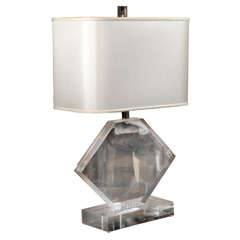 Lucite Lamp