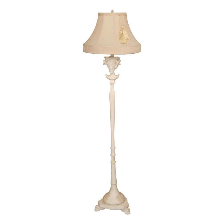 Giacometti Style Ram Head Floor Lamp
