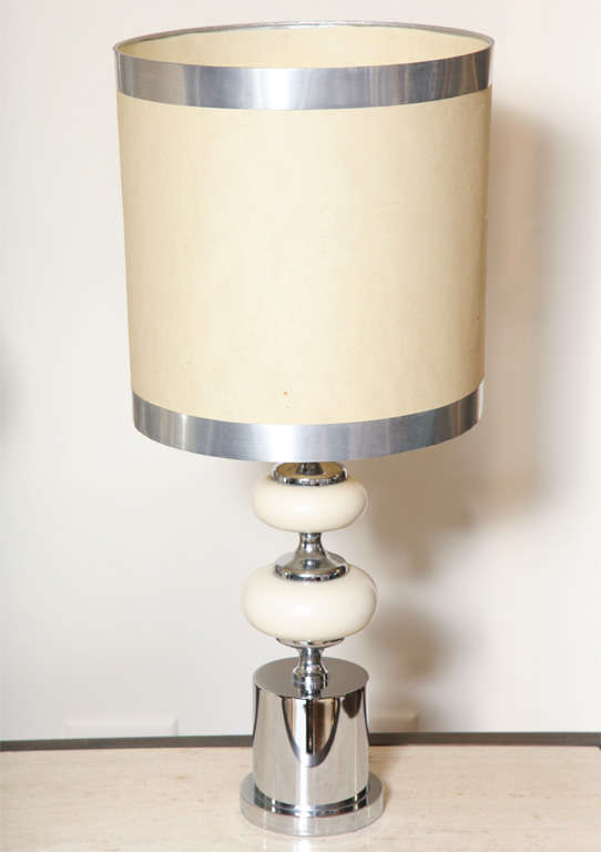 Pair of Atomic Design Table Lamps