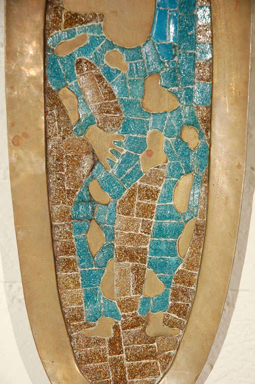 Mid-20th Century Salvador Teran Mosaic Tray