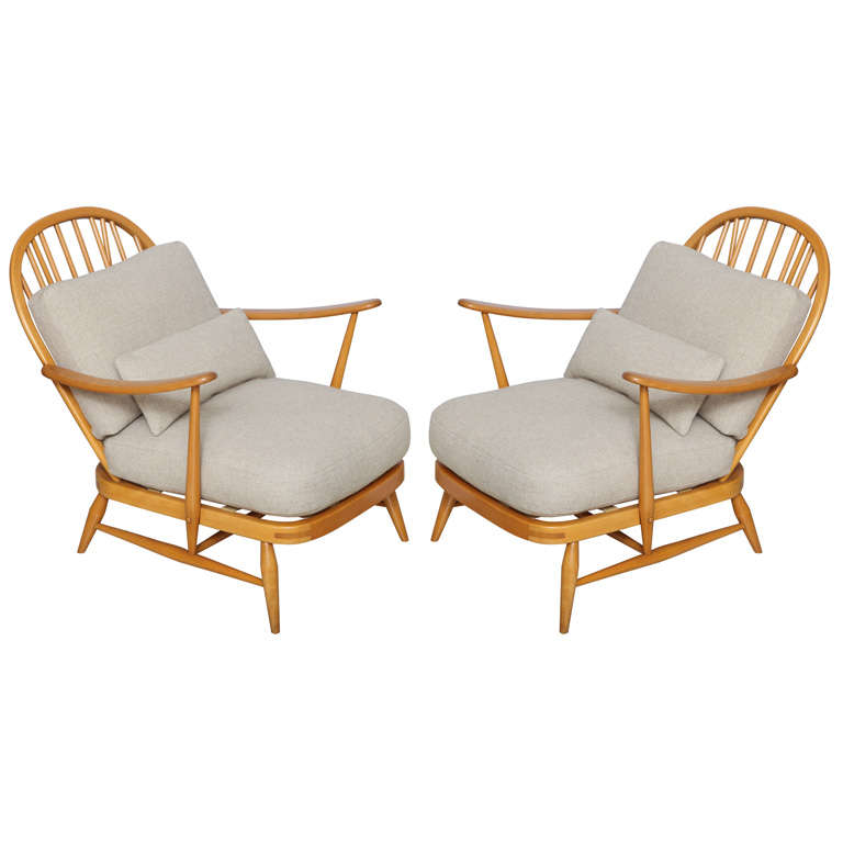 Pair of Armchairs by Lucien Ercolani