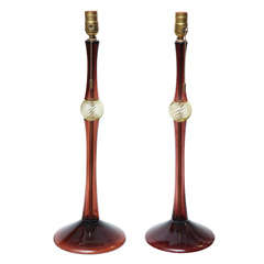 Pair Of Donghia Lamps Designed By John Hutton