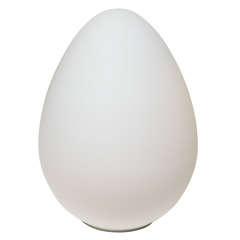 Pair of Beautifull Monumental Egg Lamps