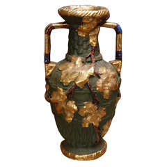 Antique A large Royal Dux Amphora Urn