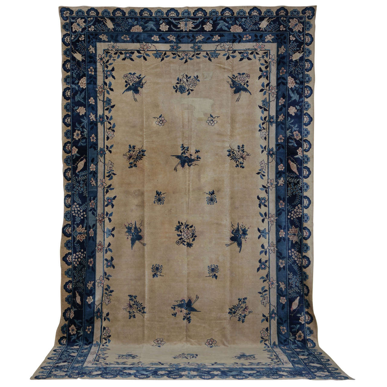 Tapis chinois, datant d'environ 1920