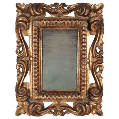 Italianate Mannerist Style Carved and Gilded Frame