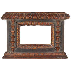 Spanish Colonial Style Carved and Gilded Frame