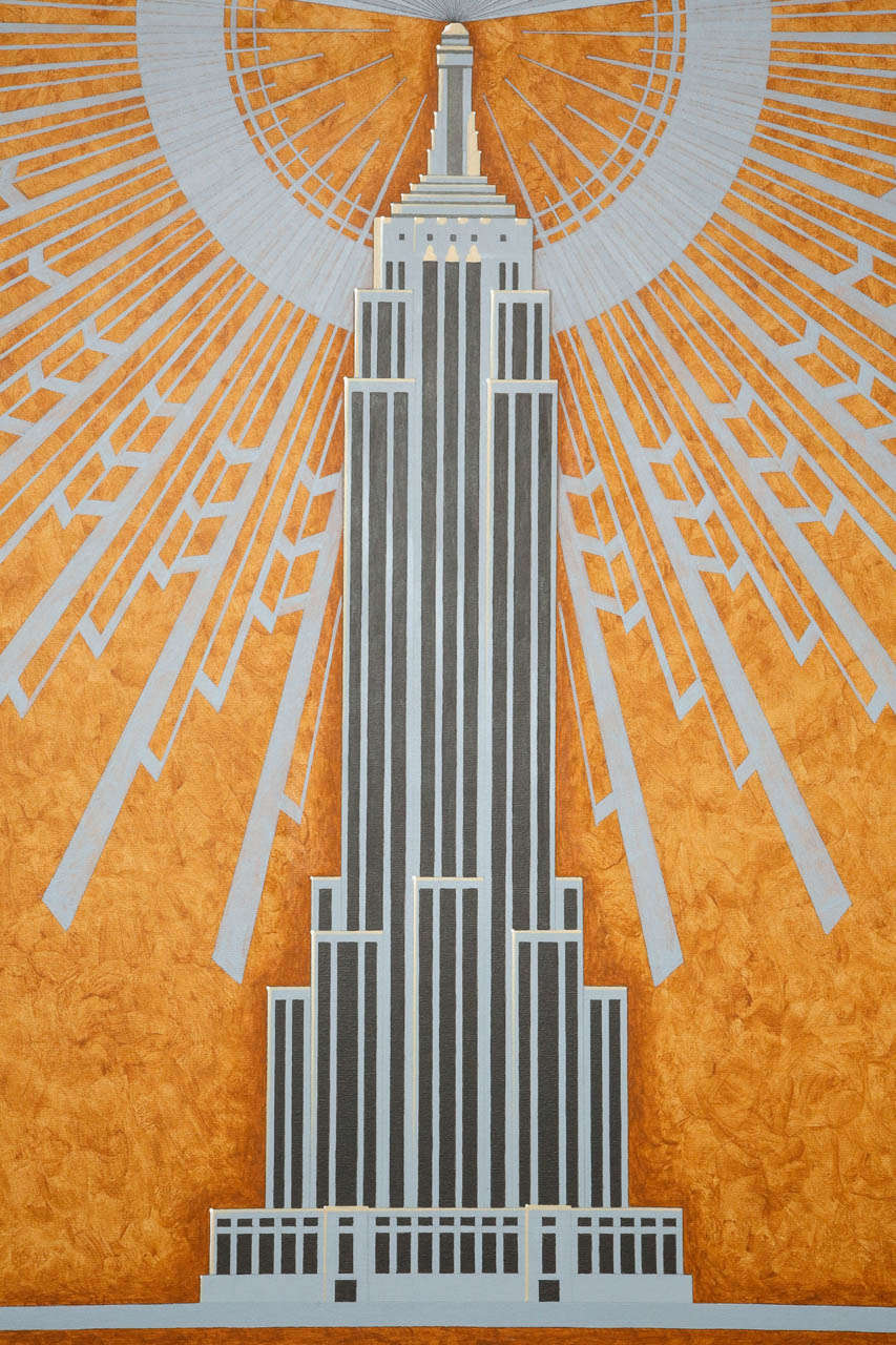 EMPIRE.    Ein Gemälde von Lynn Curlee im Zustand „Hervorragend“ im Angebot in New York, NY