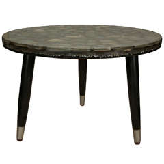 Vintage Abalone Side Table