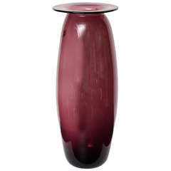 Amethyst Glass Vase by Blenko