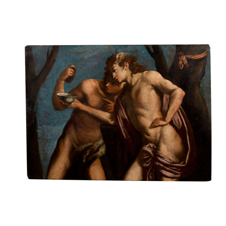 Early 19th century Italian Neo classical painting For Sale