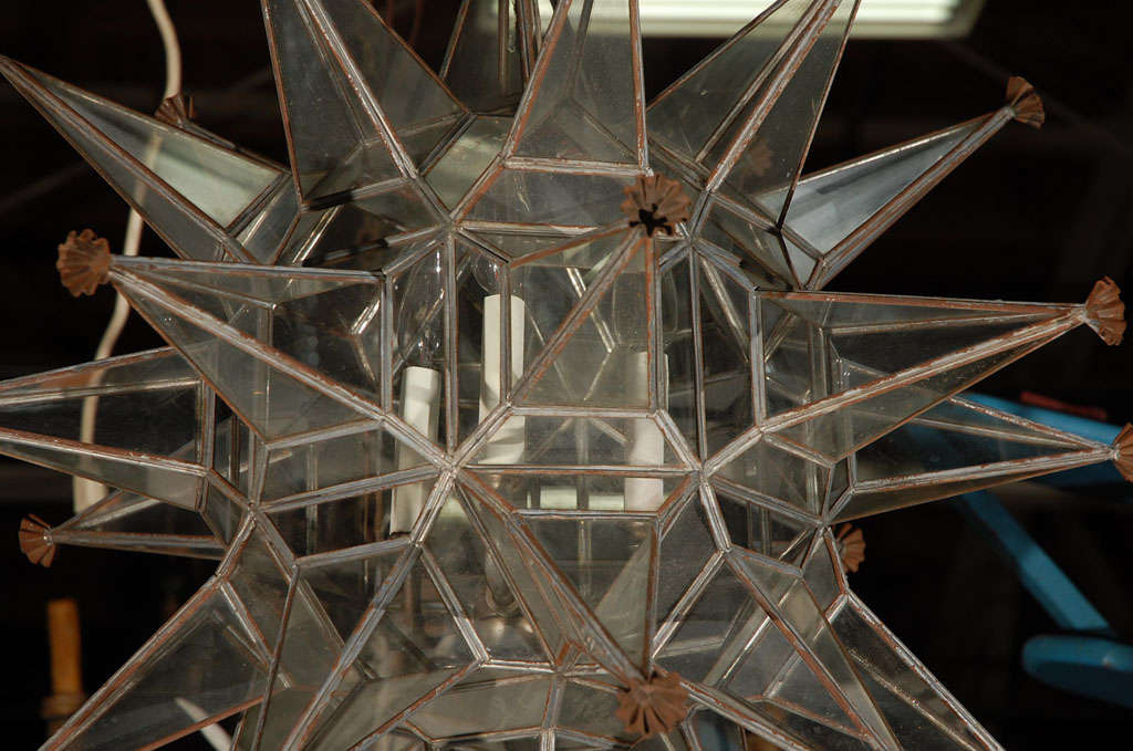 Glass Star Chandelier 2