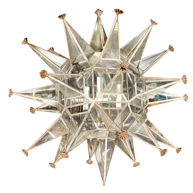 Glass Star Chandelier