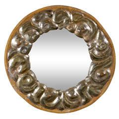 Round 19th Century Italian Mirror