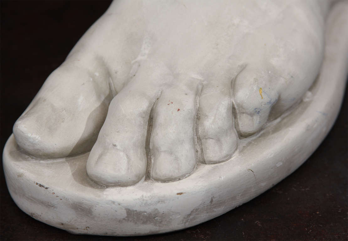 American Male Foot Sculpture