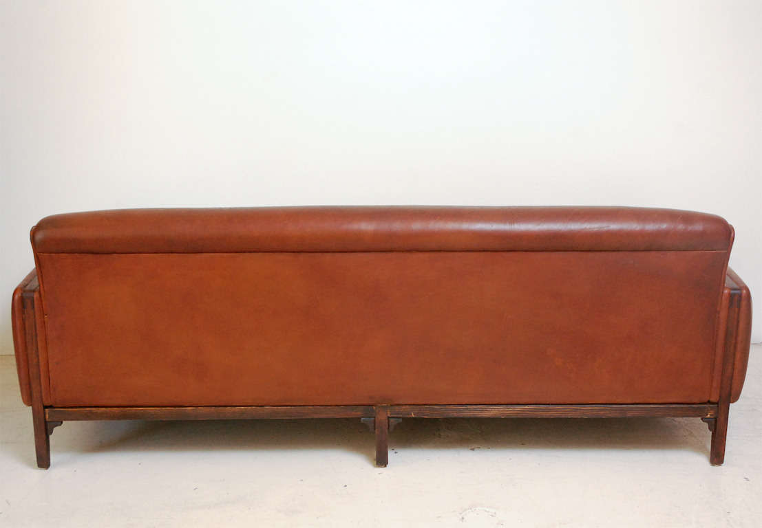 Borge Morgensen Leather Sofa 4