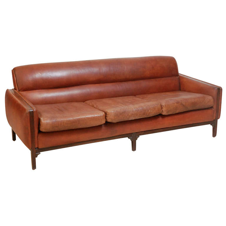 Borge Morgensen Leather Sofa