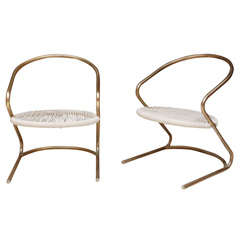 Pair of Indoor/Outdoor Rope Chairs