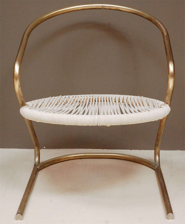 Pair of Indoor/Outdoor Rope Chairs at 1stdibs