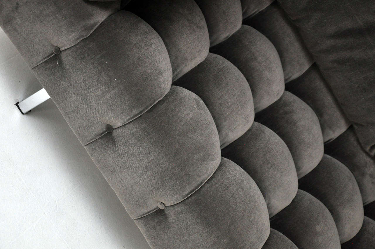 Late 20th Century Milo Baughman Walnut Case Sofa