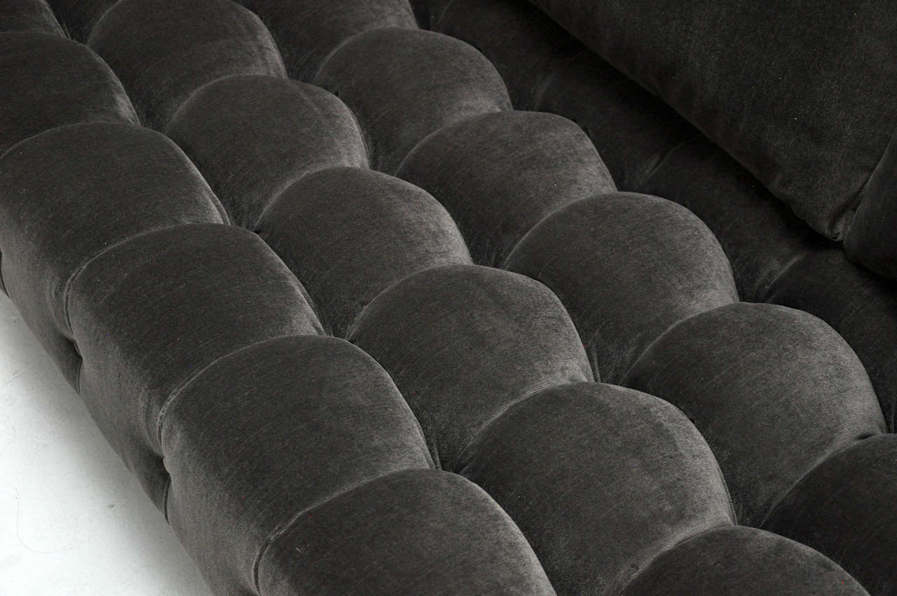 Milo Baughman Walnut Case Sofa 2