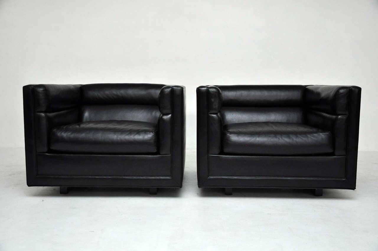 Dunbar Cube Chairs - Edward Wormley