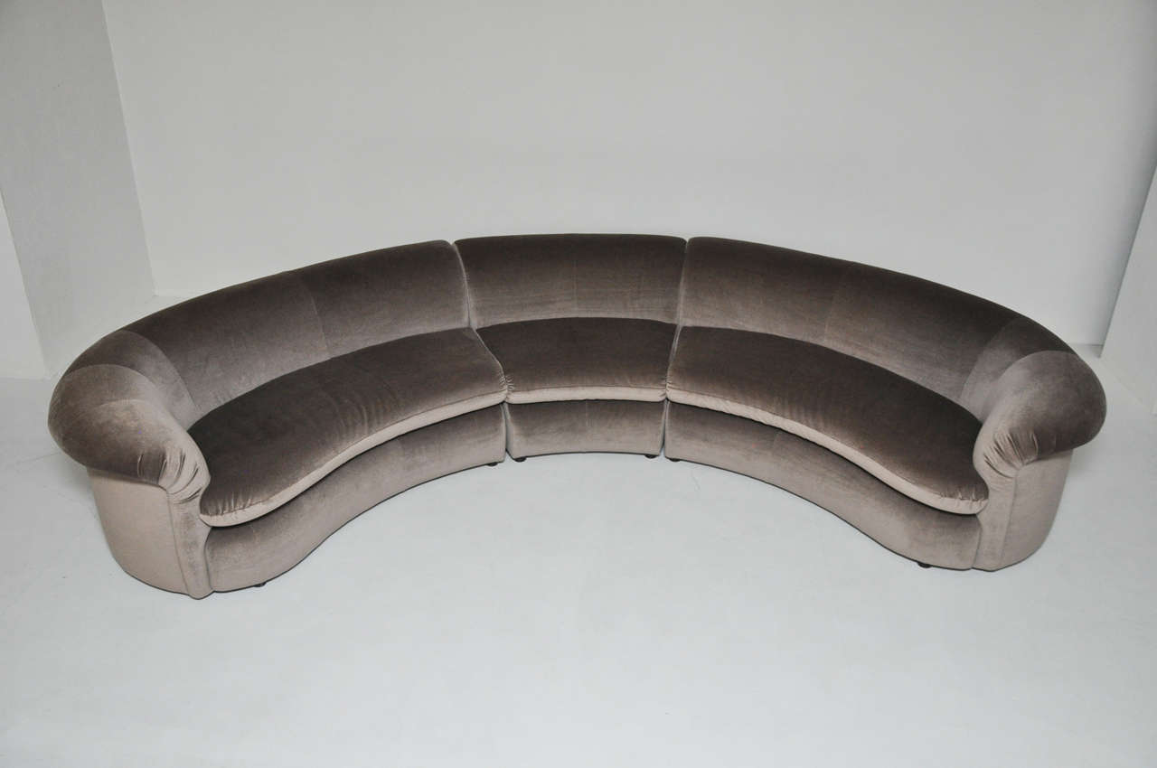 crescent sofa