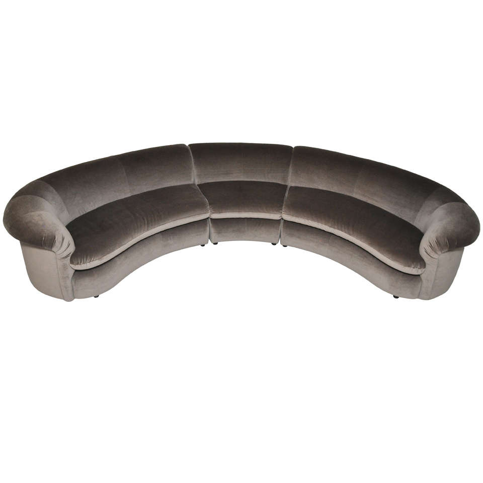 Vladimir Kagan Crescent Sectional Sofa