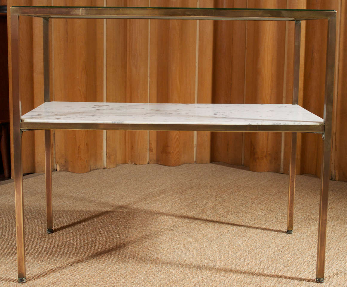 American Brass Console Table
