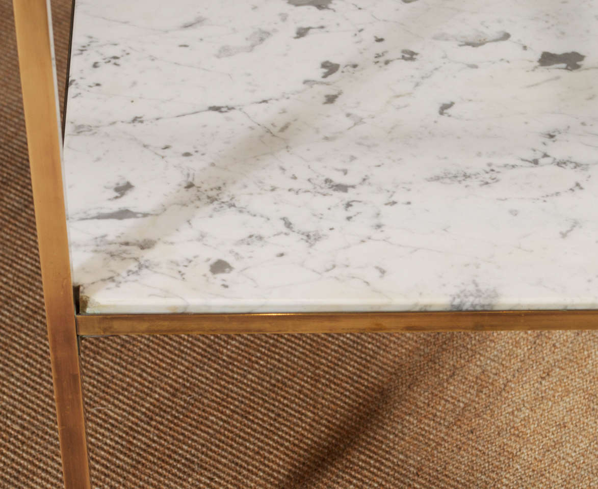 Mid-20th Century Brass Console Table