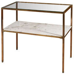 Brass Console Table