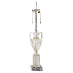Single Murano Glass Urn Lamp