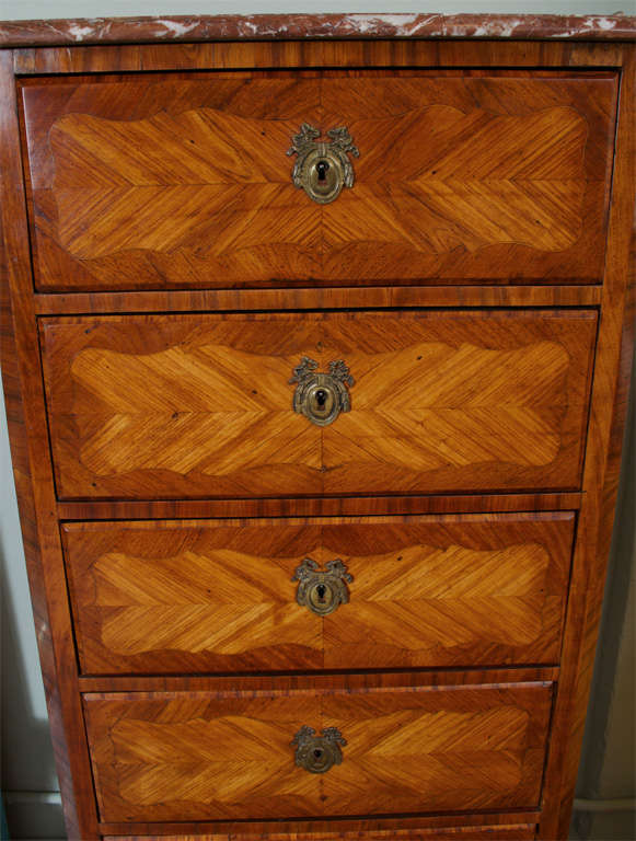 19th Century French Louis XV Style Lingerie Chest