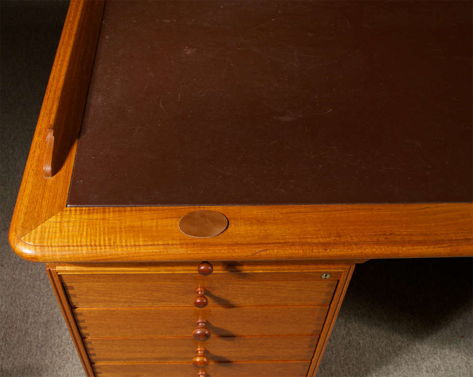 Late 20th Century Danish Andreas Hansen for Hadsten Træindustri Teak Partners Desk
