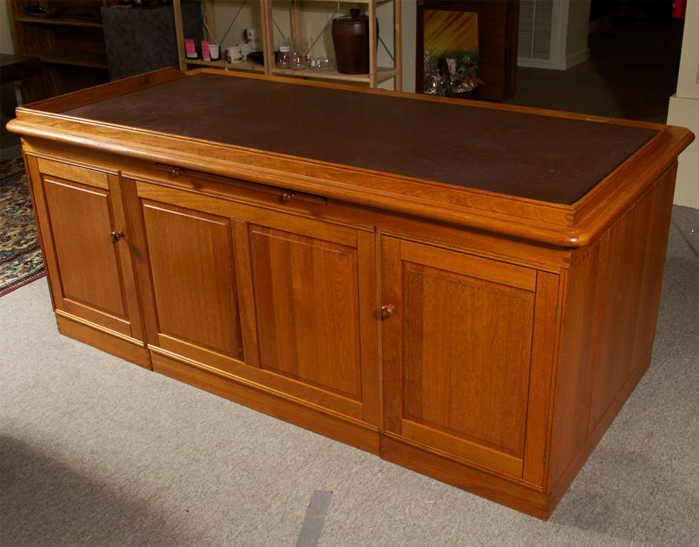 Danish Andreas Hansen for Hadsten Træindustri Teak Partners Desk 1
