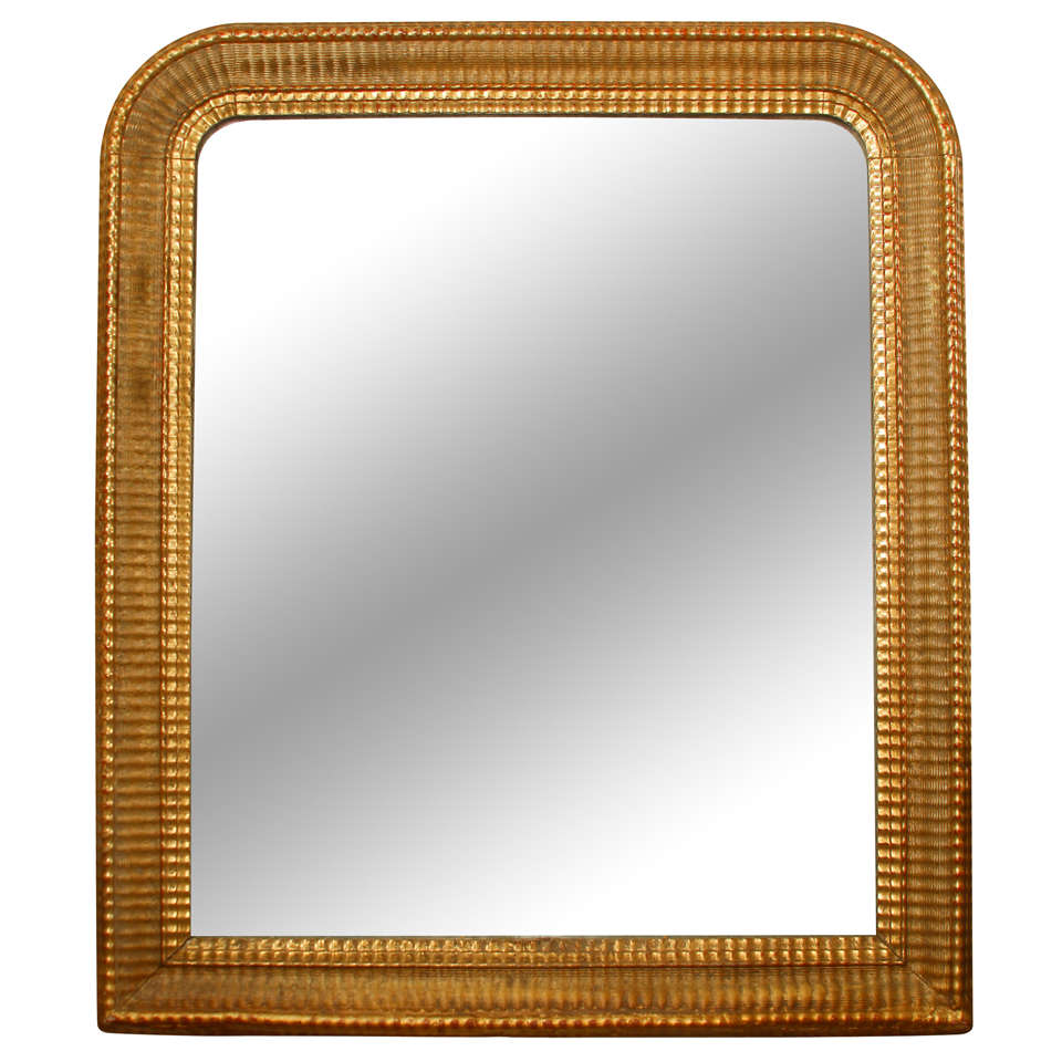 Louis Philippe Gilt Mirror For Sale