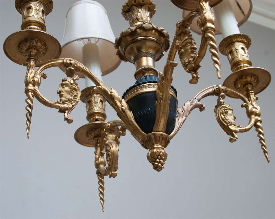 Figurial Four-Light Chandelier 1