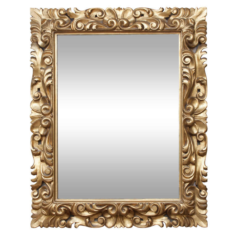 Renaissance Style Florentine Gilt Mirror, circa 1935