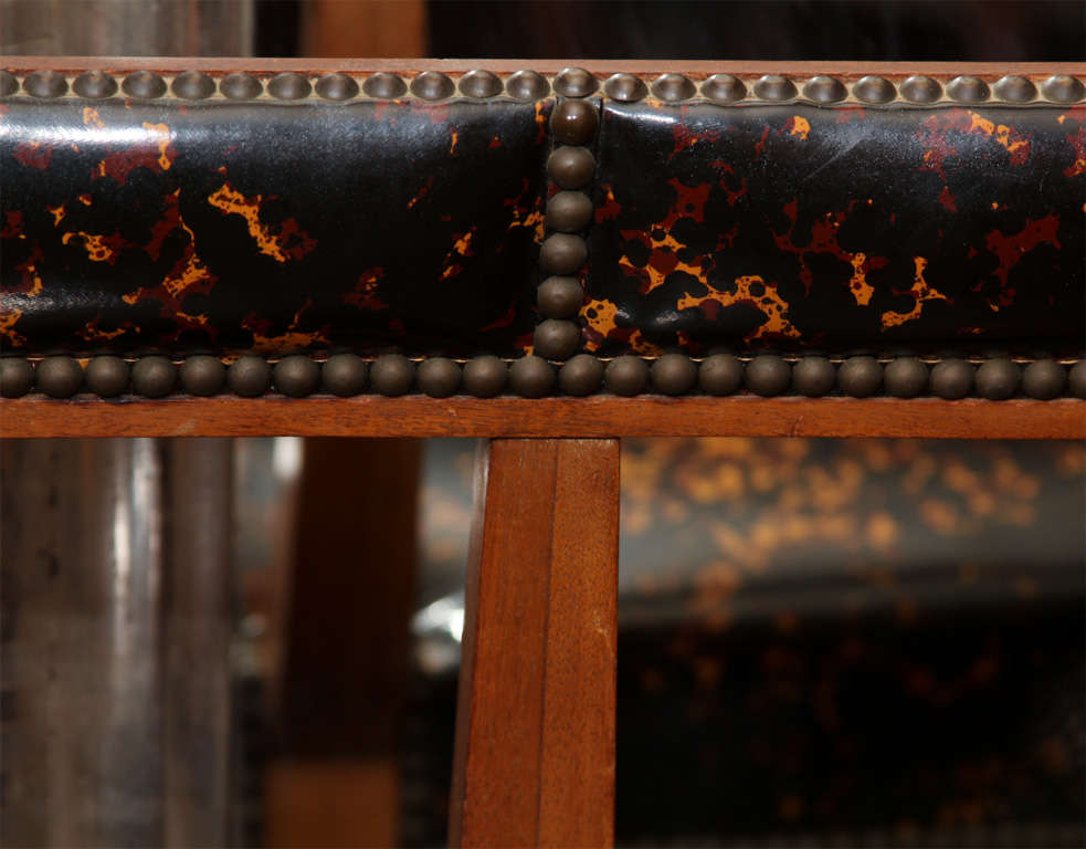 Faux Tortoise Shell Bench 1